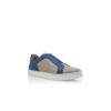 AGILIO Grey and Blue Calf Leather Sneakers