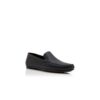 ALDER Black Calf Leather Slippers