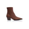 ALIERA Brown Nubuck Ankle Boots