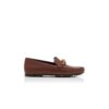 APOLLONIO Brown Calf Leather Slippers