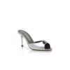 ASTUCLA Silver Calf Leather Mules