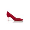 BB 70 Bright Red Suede pointed toe Pumps
