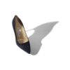 BB 70 Navy Blue Suede Pointed Toe Pumps