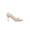 BB 70 Nude Suede Pointed Toe Pumps