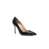BB Black Nappa Leather Pointed Toe Pumps