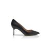 BB CALF 70 Black Calf Leather pointed toe Pumps