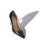 BB CALF Black Calf Leather Pointed Toe Pumps