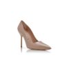BB PATENT Beige Patent Leather Pointed Toe Pumps