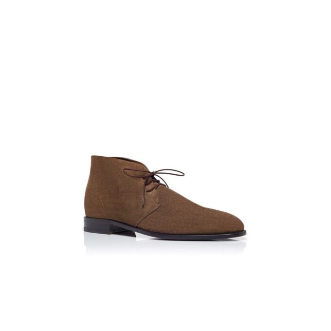 BERWICK Brown Suede Desert Boots