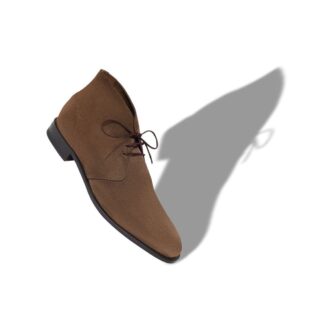 BERWICK Brown Suede Desert Boots