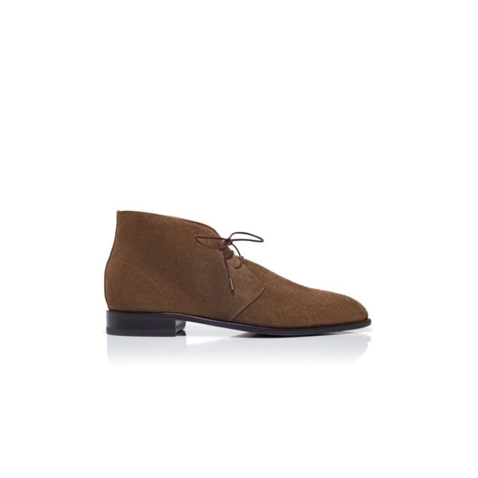 BERWICK Brown Suede Desert Boots