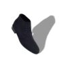 BERWICK Navy Blue Suede Lace-Up Ankle Boots