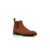 BROMPTON Brown Calf Suede Chelsea Boots