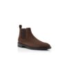BROMPTON Brown Suede Ankle Boots
