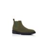 BROMPTON Khaki Suede Ankle Boots