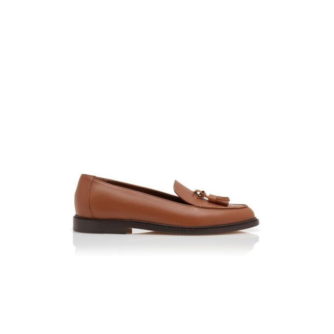 BUCKY Brown Calf Leather Loafers