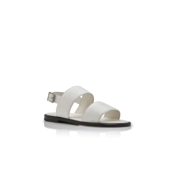 BULGOBIS White Calf Leather Sandals