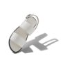 BULGOBIS White Calf Leather Sandals