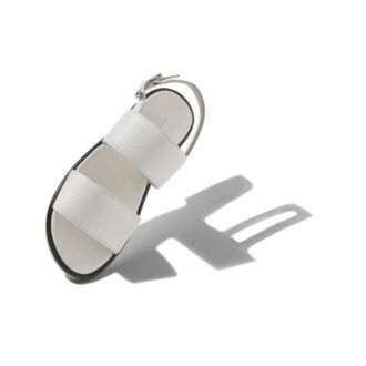 BULGOBIS White Calf Leather Sandals