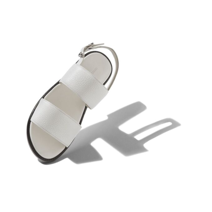 BULGOBIS White Calf Leather Sandals