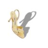CALLASLI Gold Nappa Leather Slingback Sandals
