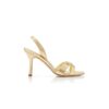 CALLASLI Gold Nappa Leather Slingback Sandals