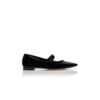 CAMPARIFLAT Black Patent Leather Mary Jane Flat Pumps
