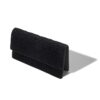 CAPRIPLA Black Lace Embroidered Clutch