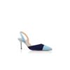 CAPSLI Blue Suede Slingback Pumps