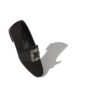 CARLTON Black Suede Jewelled Buckle Loafers