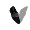 CARLTON Black Velvet Jewel Buckle Loafers