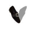 CARLTON Black Velvet Jewel Buckle Loafers