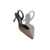 CAROLYNE 70 Animal Print Calf Hair Slingback Pumps