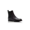 CHELSA Black Calf Leather Chelsea Boots