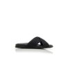 CHILTERN Black Natural Weave Flat Sandals
