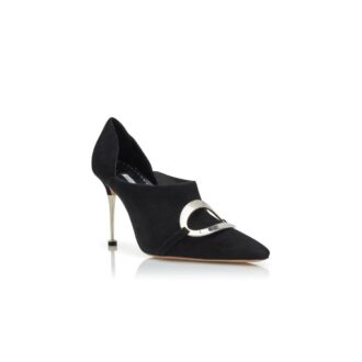 chusmi black suede buckle detail shoe booties 1 330x330 - CHUSMI Black Suede Buckle Detail Shoe Booties