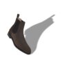 DELSA Brown Suede Ankle Boots