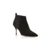 DILDI Black Suede Ankle Boots