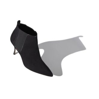 DILDI Black Suede Ankle Boots