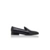 DJAN Black Calf Leather Loafers
