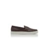 ELLIS Dark Brown Calf Leather Slip-On Loafers