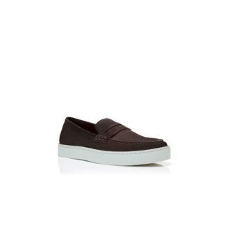 ELLIS Dark Brown Suede Slip-On Loafers