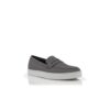ELLIS Grey Suede Slip On Loafers