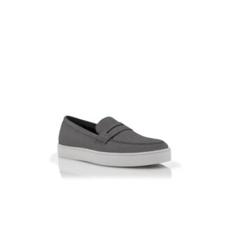 ELLIS Grey Suede Slip On Loafers