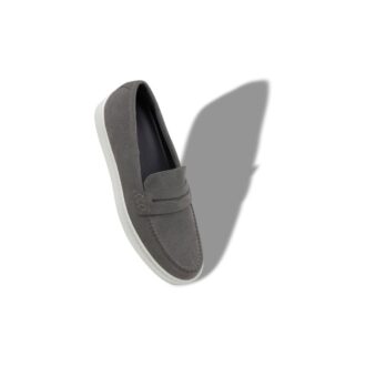 ELLIS Grey Suede Slip On Loafers