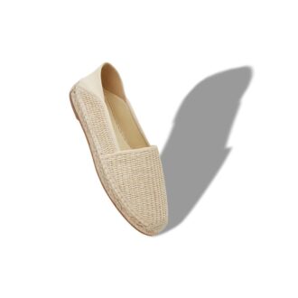 ESPADRA Light Cream Raffia Espadrilles