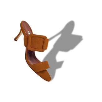 gable brown suede open toe mules 2 330x330 - GABLE Brown Suede Open Toe Mules