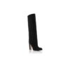 GARDA Black Suede Knee High Boots