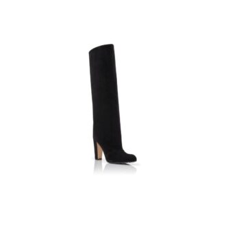 GARDA Black Suede Knee High Boots