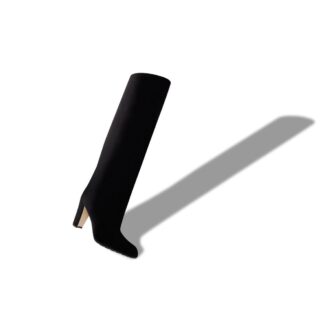 GARDA Black Velvet Knee High Boots